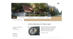 Desktop Screenshot of gruenerjaeger.de